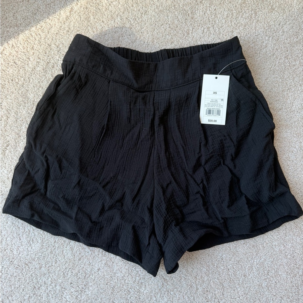 Women's high rise modern gauze shorts